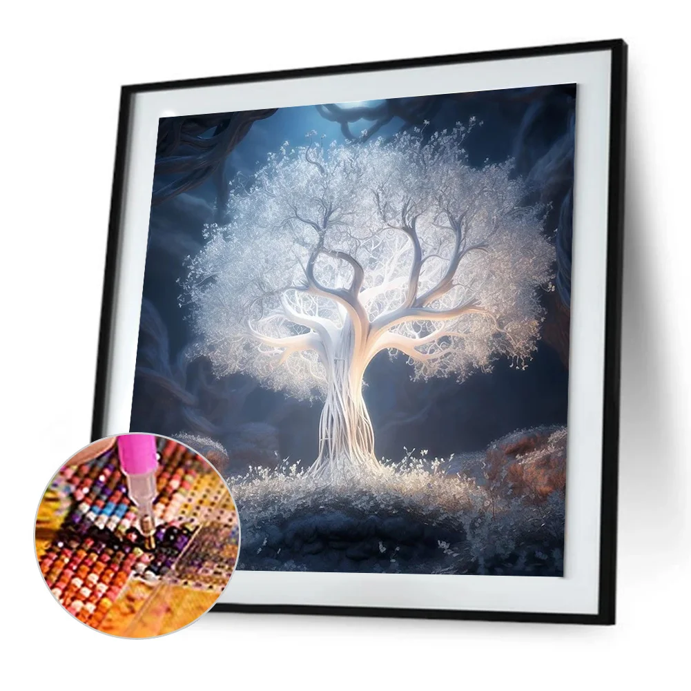 Diamond Painting - Full Round Drill - Life Tree(Canvas|30*30cm)