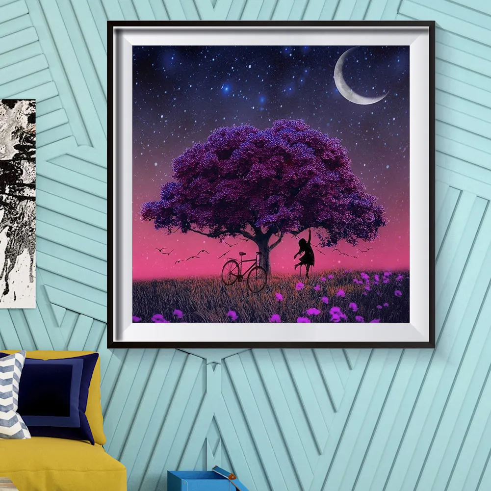 Full Round Diamond Painting 30*30cm - Tree