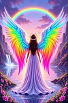 Luxury AB Velvet Diamond Painting Kit - Angel