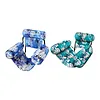 PVC Inflatable Floating Loungers with 3 Airbags Stylish Leaf Print Pool Lounger Stitch Reinforcement Maple Pattern Floating Recliner for Pool Beach Summer Water Play