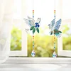 2pcs/set Crystal Sun Catcher Double-sided Diamond Painting Pendant Rainbow Chaser Hanging Kits