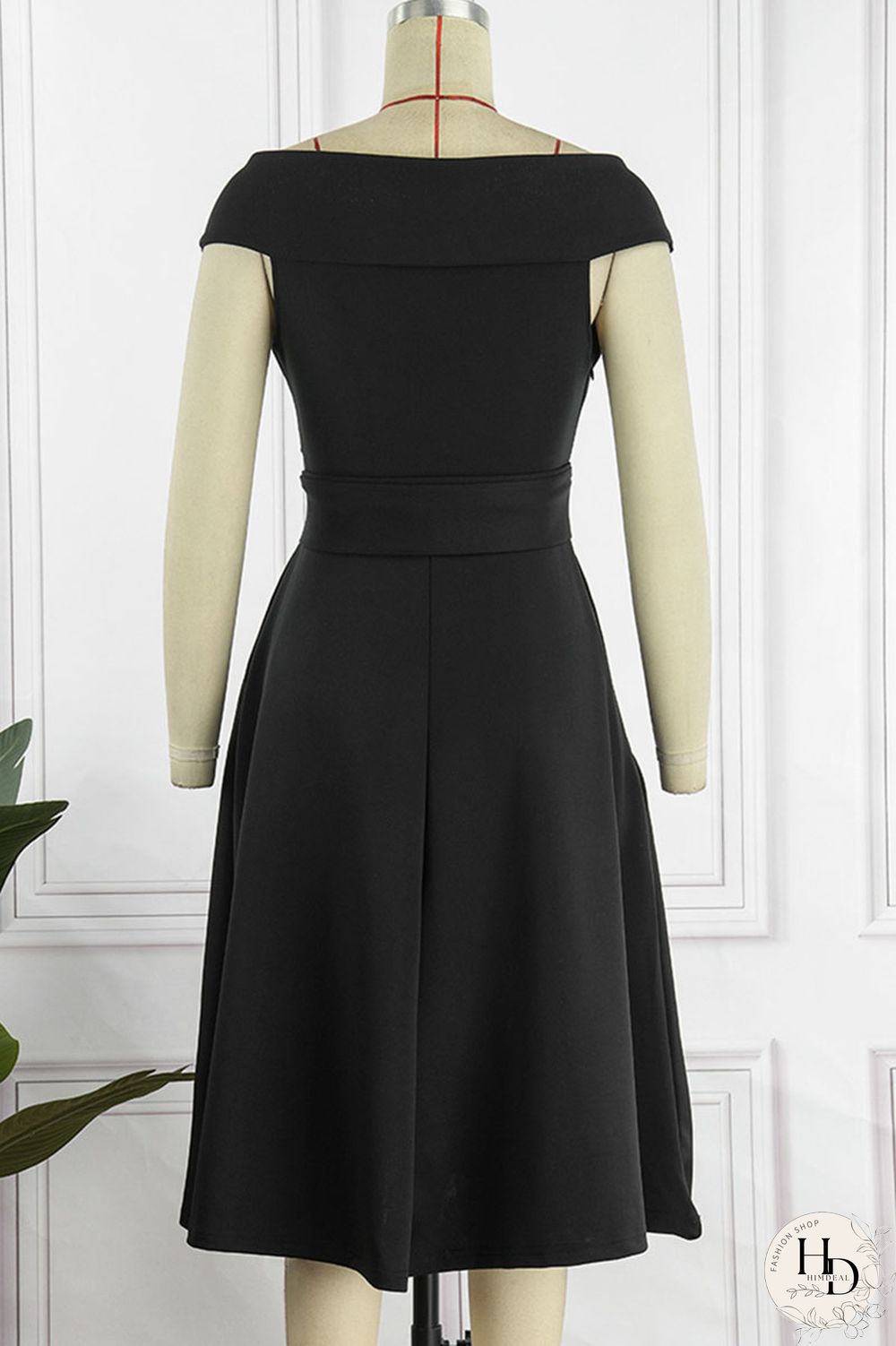 White Elegant Solid Patchwork Off the Shoulder A Line Dresses