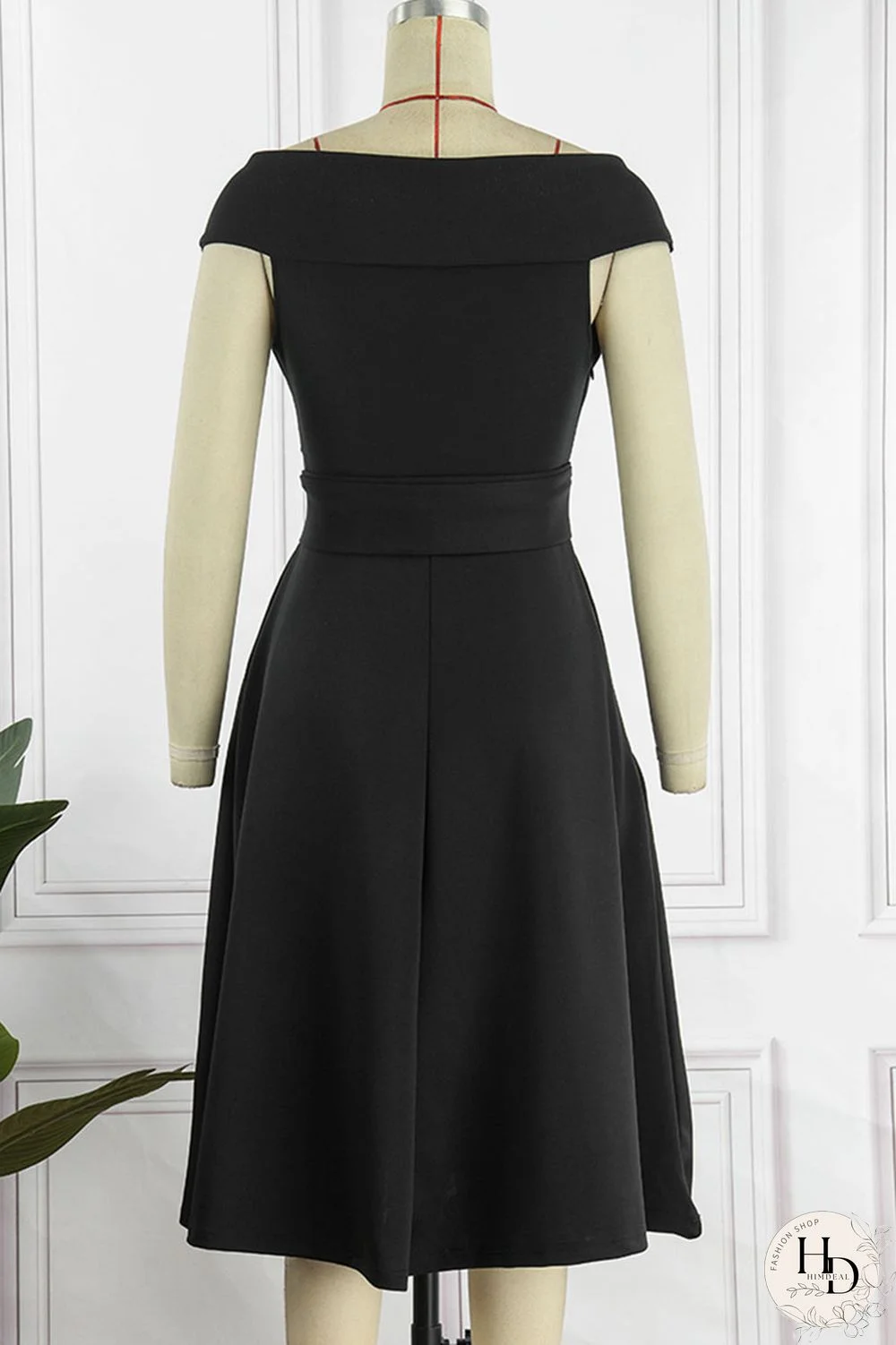 White Elegant Solid Patchwork Off the Shoulder A Line Dresses