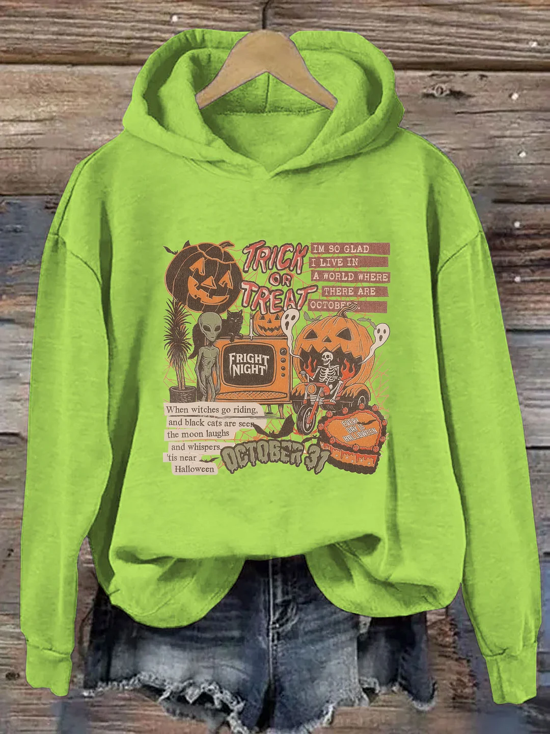 Halloween Collage Hoodie