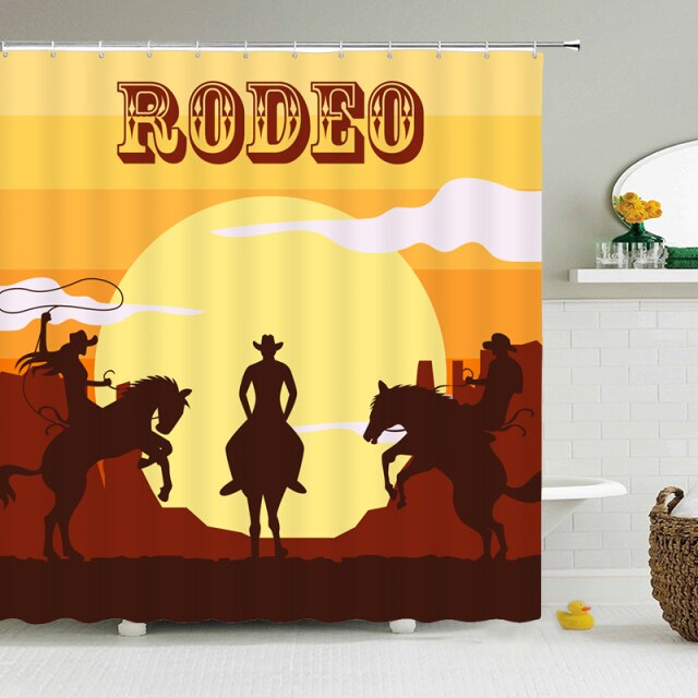 

Shower Curtain – Cowboy Rodeo-180*180cm, 501 Original