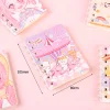 8PCS Cartoon Bunny Bear Portable Notebooks School Student Kids Cute Stationery Gift