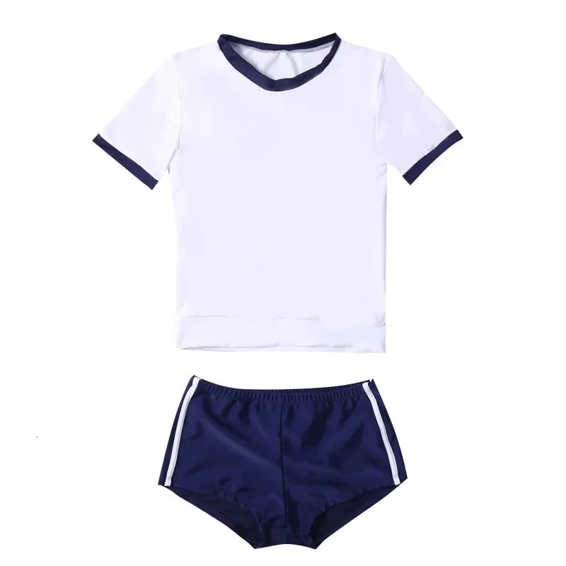 Women Girls Anime Cosplay Costume Japanese Schoolgirl Uniform Cheer Leading Roleplay Uniforme Sexy Lingerie Set