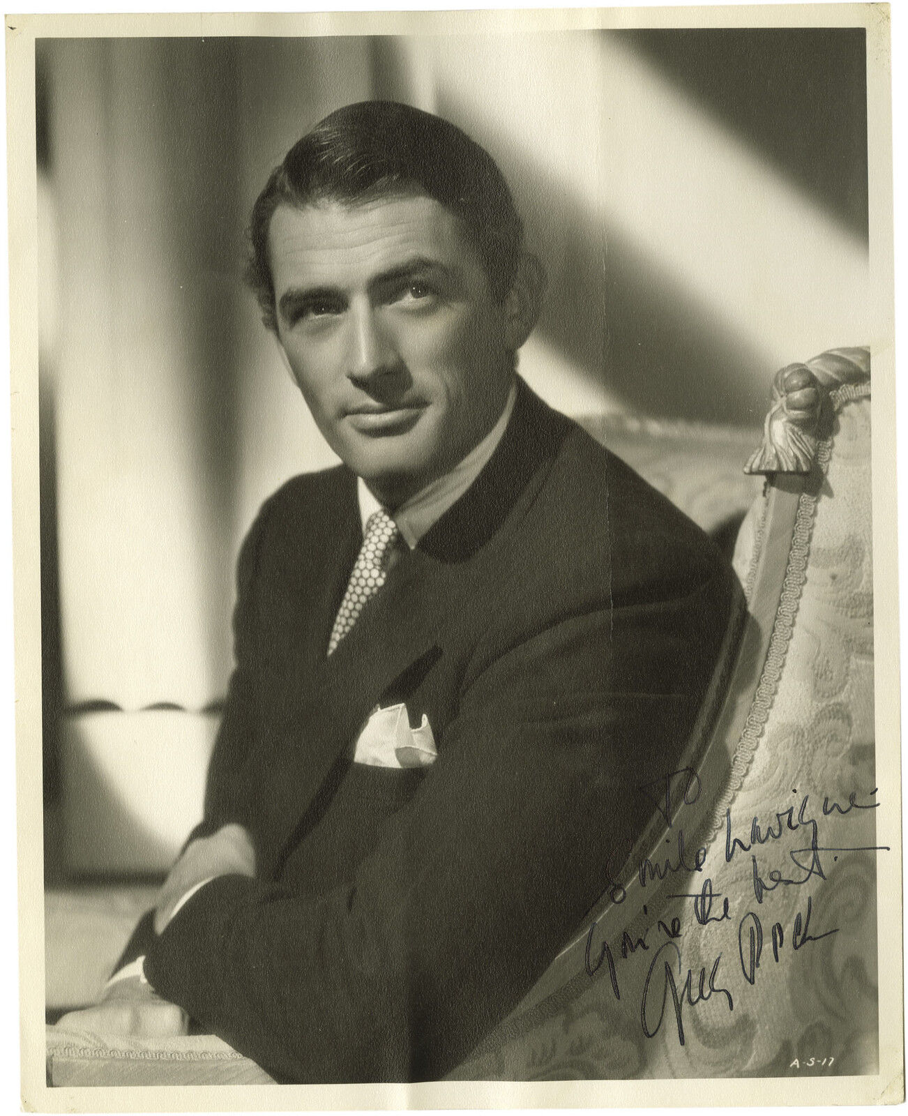 GREGORY PECK Signed Photo Poster paintinggraph - Film Actor - preprint