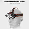 7LED Flashlight USB Rechargeable 4 Modes Outdoor Camping Cycling Head Light