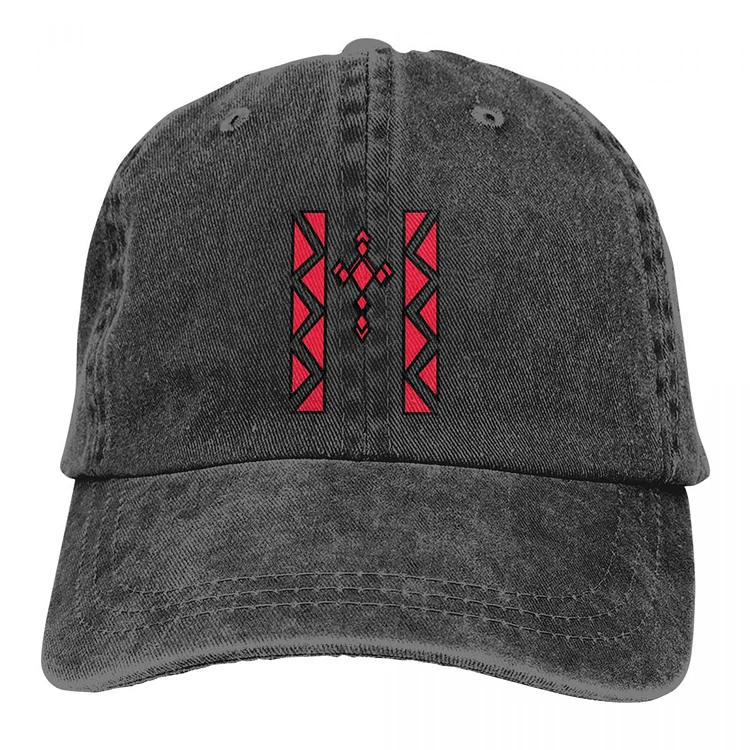 Ethiopian Cross Multicolor Hat Peaked Womens CapPersonalized Visor Protection Hats