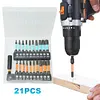 21Pcs Allen Wrench Drill Bit Impact Driver Bits Magnetic Drill Bits for Home DIY