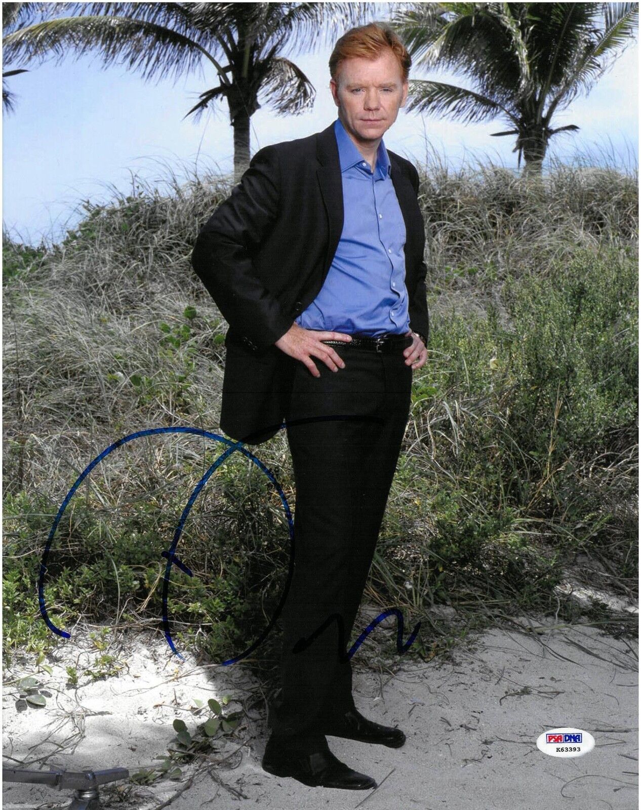 David Caruso Signed CSI MIAMI Autographed 11x14 Photo Poster painting (PSA/DNA) #K66393