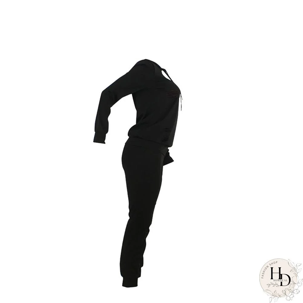 Royal blue Drawstring Mid Solid pencil Two-piece suit