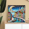 Diamond Painting-DIY Crystal Rhinestone Color Street View