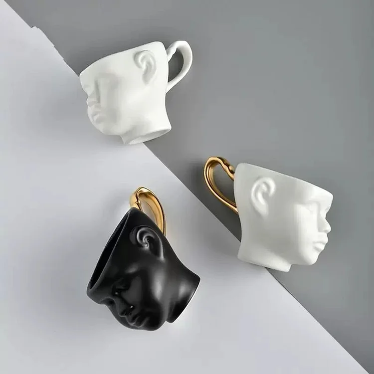 Creative Retro Painted Ceramic Mug Coffee Milk Tea Milk Cup