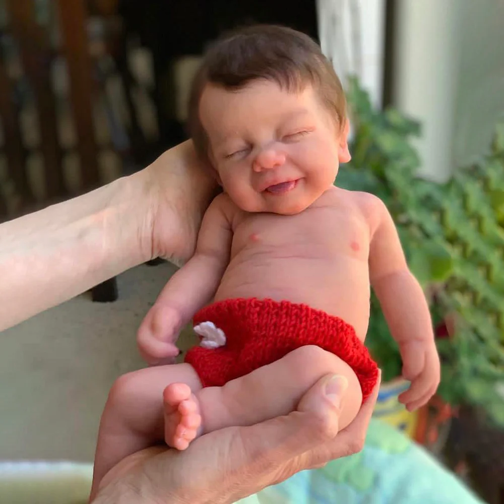12"&16" Flexible Silicone Newborn Sleeping Baby Doll Girl Named Eunice with Chubby & Posable Limbs -Creativegiftss® - [product_tag] RSAJ-Creativegiftss®