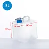 Collapsible Water Container Outdoor Hiking Fishing Camping Water Bag Tank