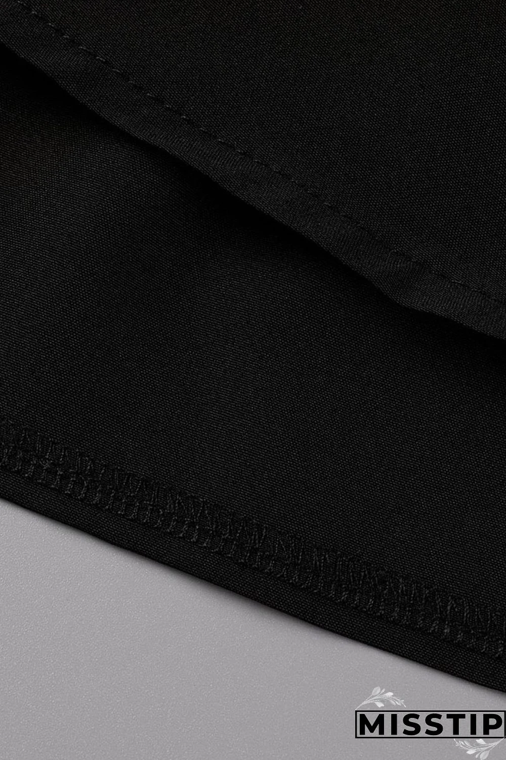 Black Casual Solid Patchwork Buckle Turndown Collar A Line Dresses