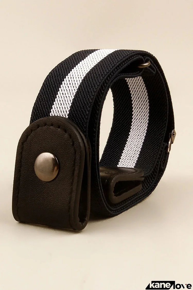 PU Elastic Snap Closure Belt