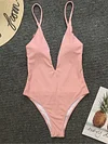 Deep V-Neck Sexy Bohemia One-Piece Swimwear