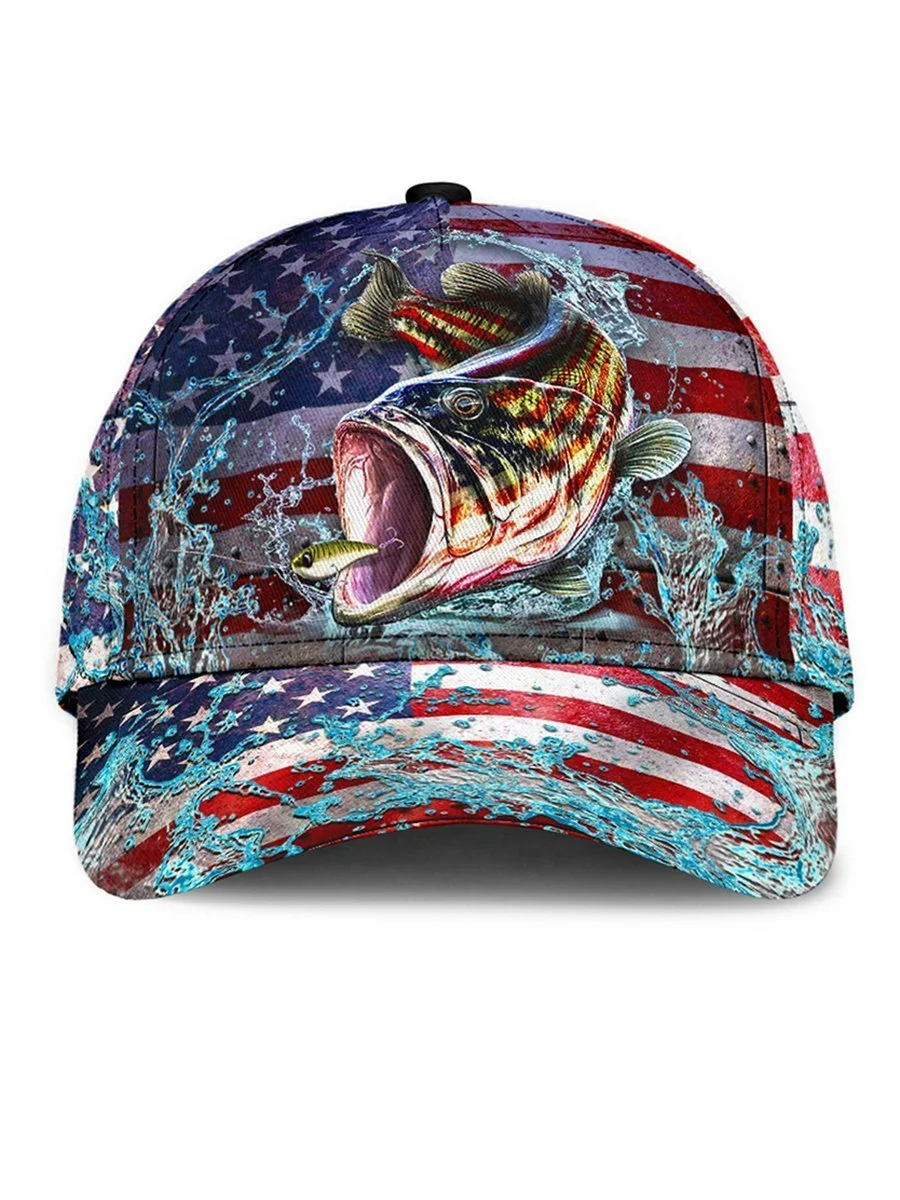 Men's Flag Printed Hat