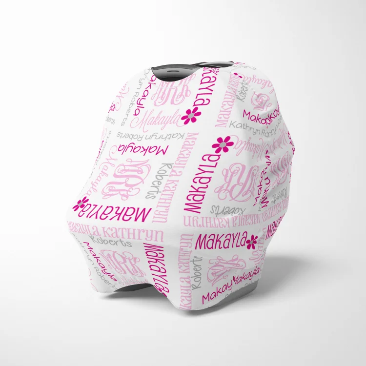 Personalized Baby Car Seat Canopy| Canopyl23