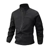 Men's Athletic Softshell Tracksuit 2-Piece Set &ndash; Full-Zip Stand Collar Jacket and Drawstring Sweatpants by Inlyline