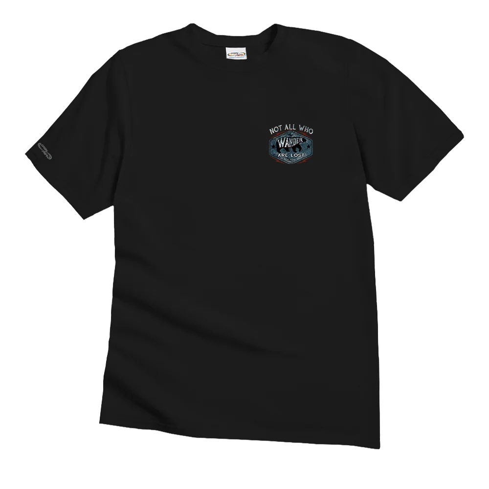  Stylish Black T-Shirt with Inspirational Quote and Bear Design for Everyday Wear