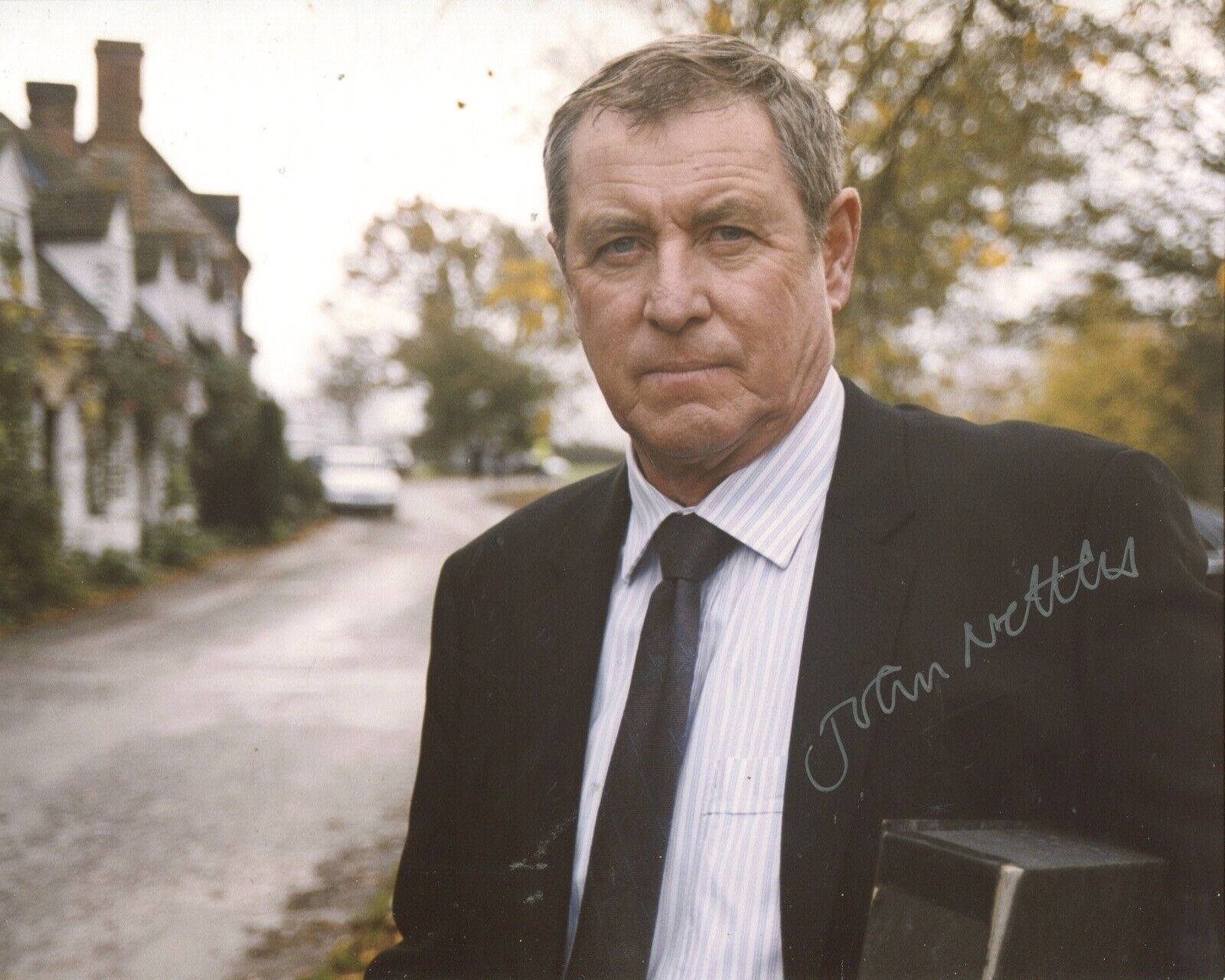 Midsomer Murders 8x10 TV detective Photo Poster painting signed by actor John Nettles IMAGE No4