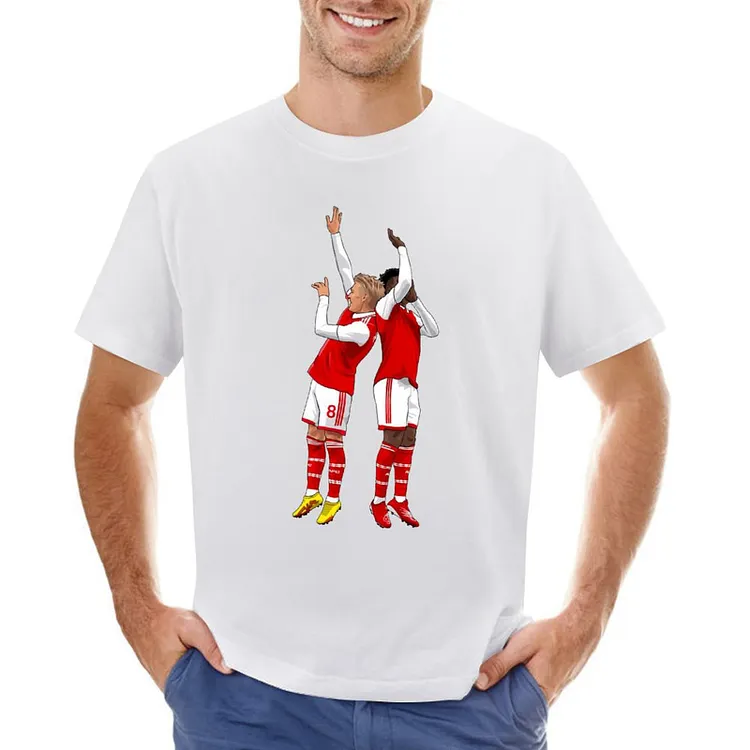 Bukayo Saka Martin &Oslash;degaard Inspired T-shirt