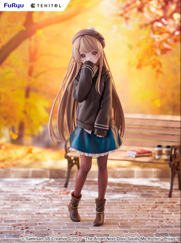 FuRyu - TENITOL TALL The Angel Next Door Spoils Me Rotten Mahiru Shiina Autumn ver. (Licensed) PVC-