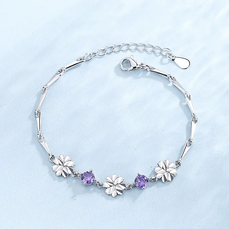 Love Car Flower Clover Bracelet