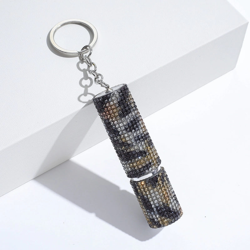 Luxurious Leopard Aluminium Alloy Crystal Women’s Keychain