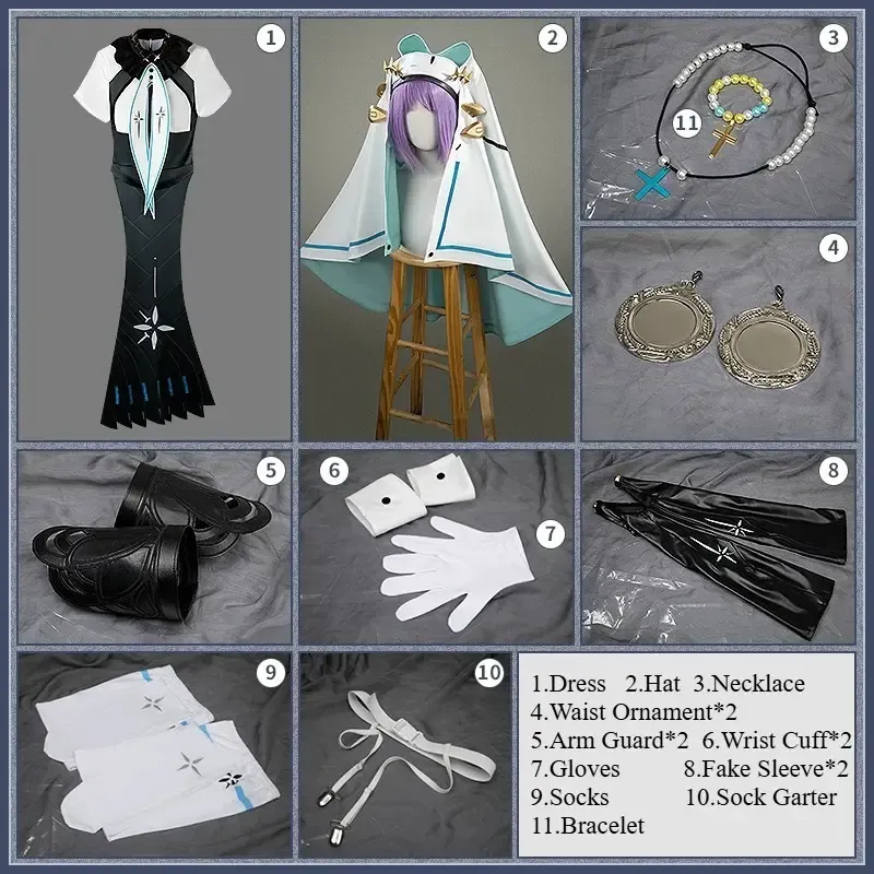 [Wetrose] Pre-Order Nikke Rapunzel Pure Grace Game Outfit Cosplay Costume 