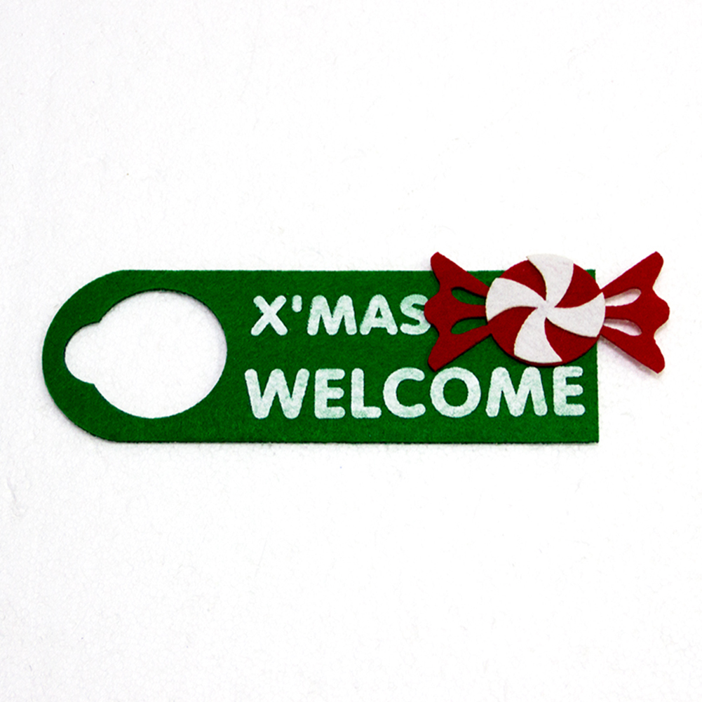 

Xmas Welcome Christmas Doorplate Hanging Plate New Year Pendant Ornaments, 501 Original