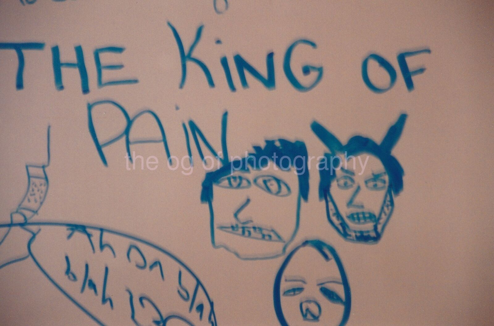 The King Of Pain FOUND Photo Poster paintingGRAPH ColorOriginal VINTAGE 94 10 ZZ