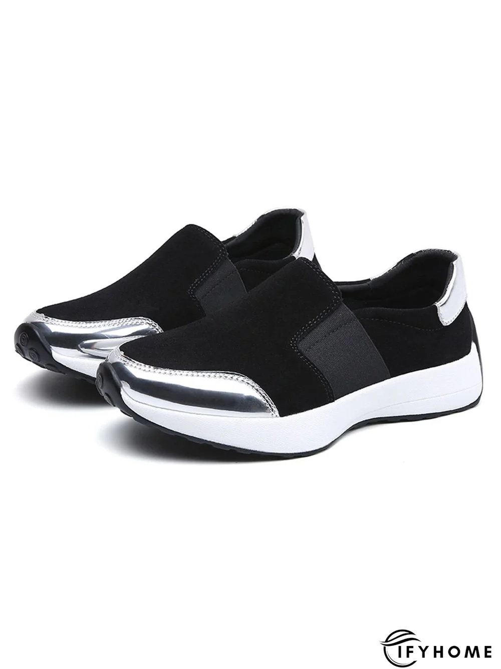 Casual Color Block Slip On Walking Shoes | IFYHOME