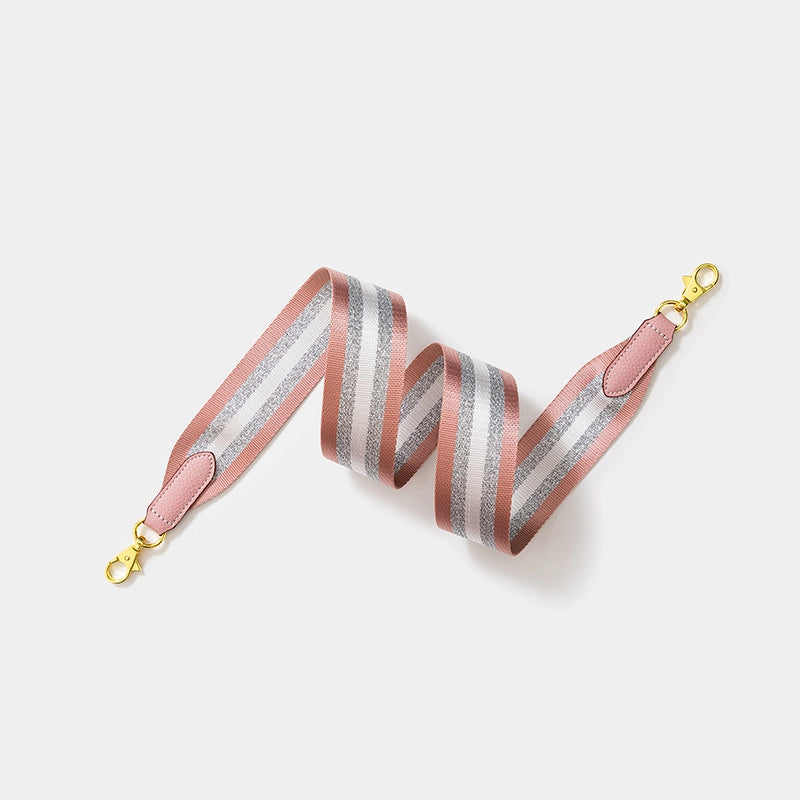 Cowhide Leather Wax Line Stripe Bag Strap