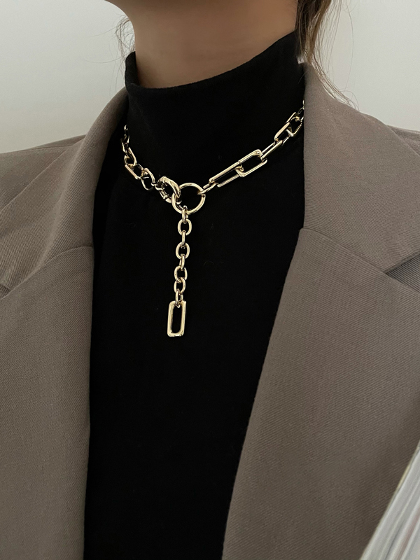 Simple Normcore Chain Necklace