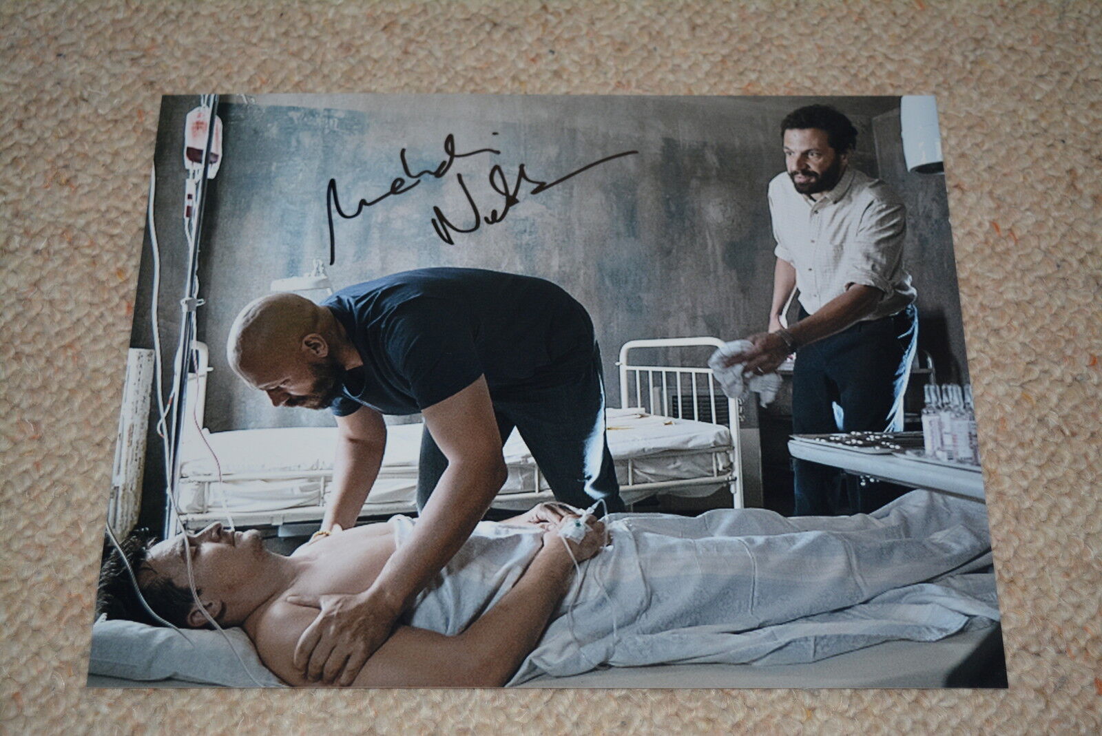 MEHDI NEBBOU signed autograph In Person 8x10 (20x25 cm) HOMELAND seas. 5 Hussein