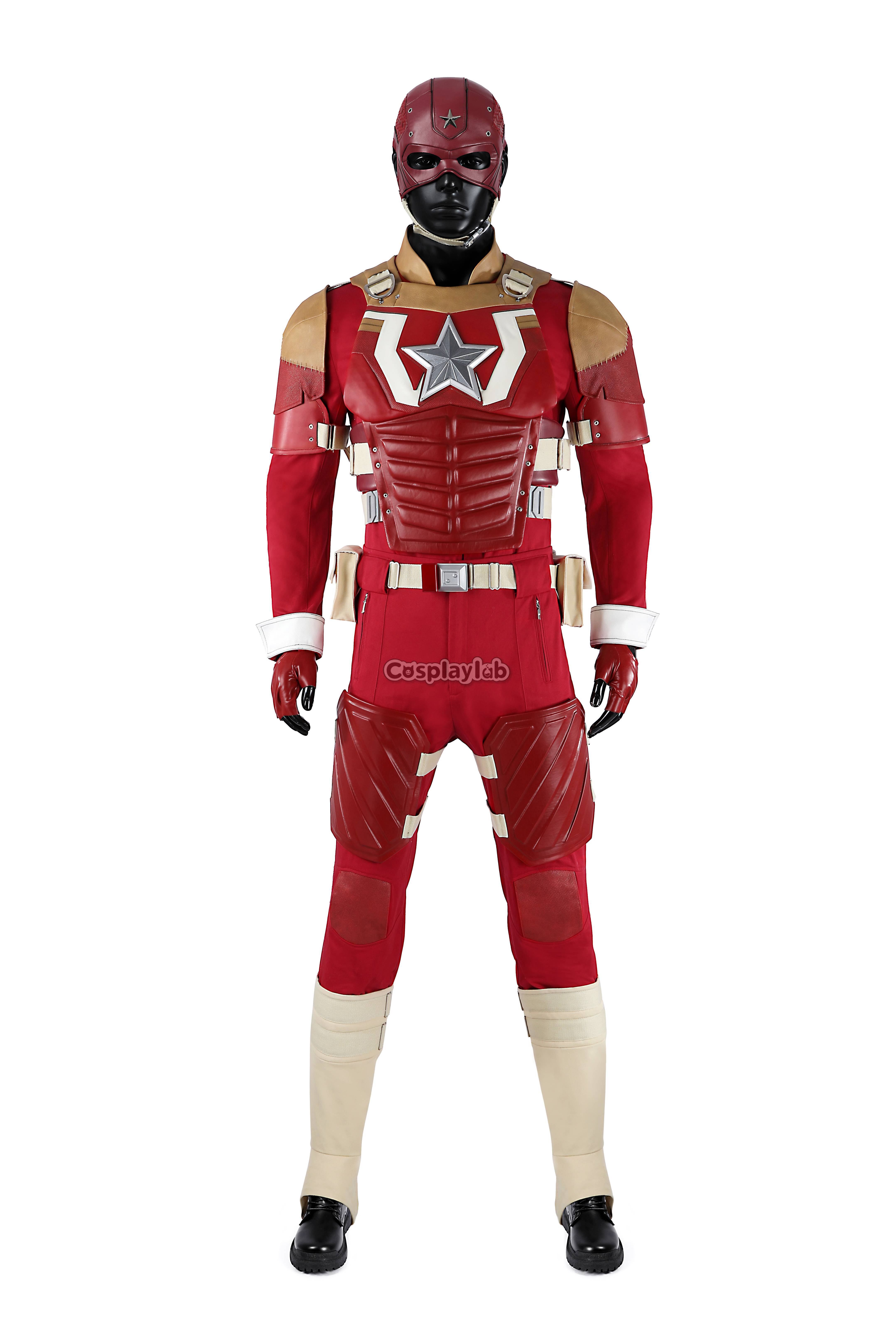  Red Guardian Set Cosplay Costume ​