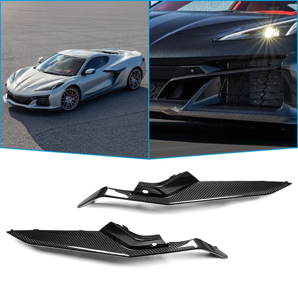 corvette c8 z06 Front Grille Inserts Bezels with Cameras