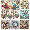 Oiseau-Peinture sp&eacute;ciale partielle au diamant-30 * 30cm