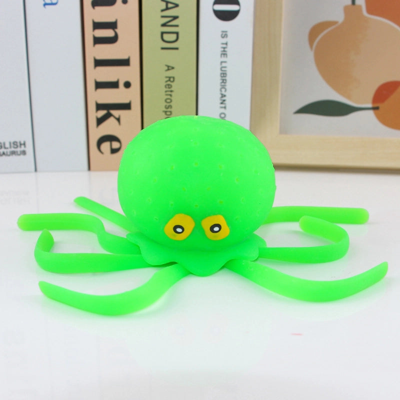 Water Playing Octopus Pinch Music Toys Marine Animals Children’s Bathing Swimming Pool Beach Octopus Water Playing Toys Decompression