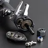 CNC Machined Aluminum Integrated Front Rear Portal Axle Internal Drive Shaft for 1/10 RC Crawler SCX10 ii Portal Axle (Front Axle Shaft Set)