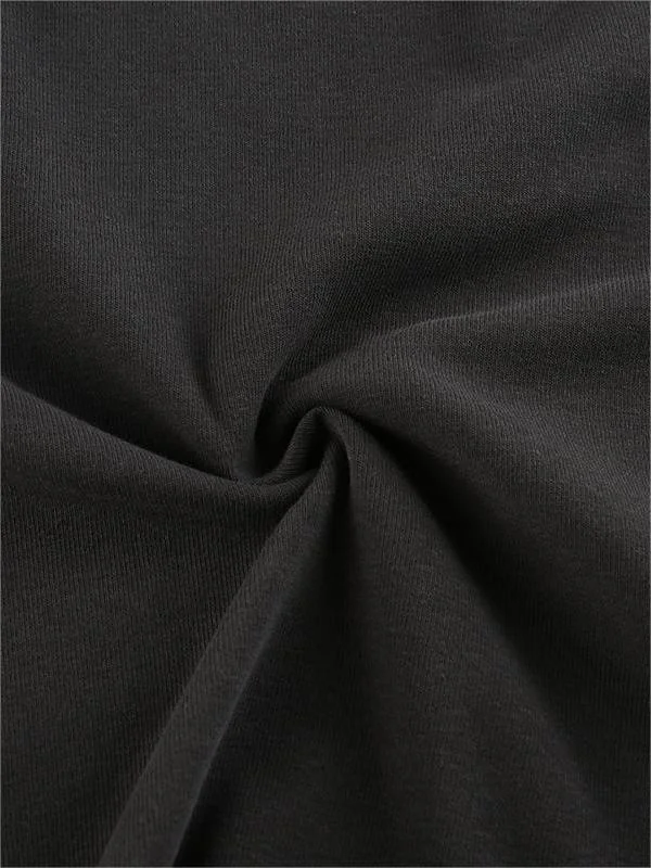 Brownm Eye Graphic Long Sleeve Crop Top