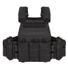 Outdoor Weighted Plate Carrier Tactical Vests 1000 Oxford Cloth Military Training Plate Carrier