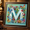 Butterfly Flower M 5D Partial Drill DIY Diamond Painting Kit 30*30cm