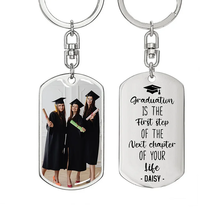 Class of 2024 Custom Photo Keychain Graduation Gifts