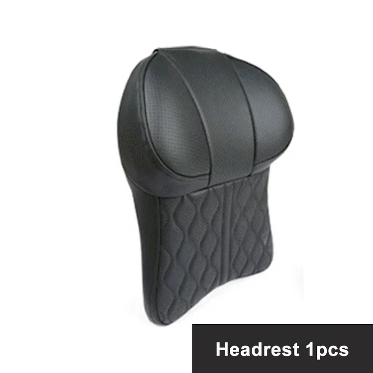 🔥Hot sale exclusive logo🔥Car leather headrest neck pillow car cushion